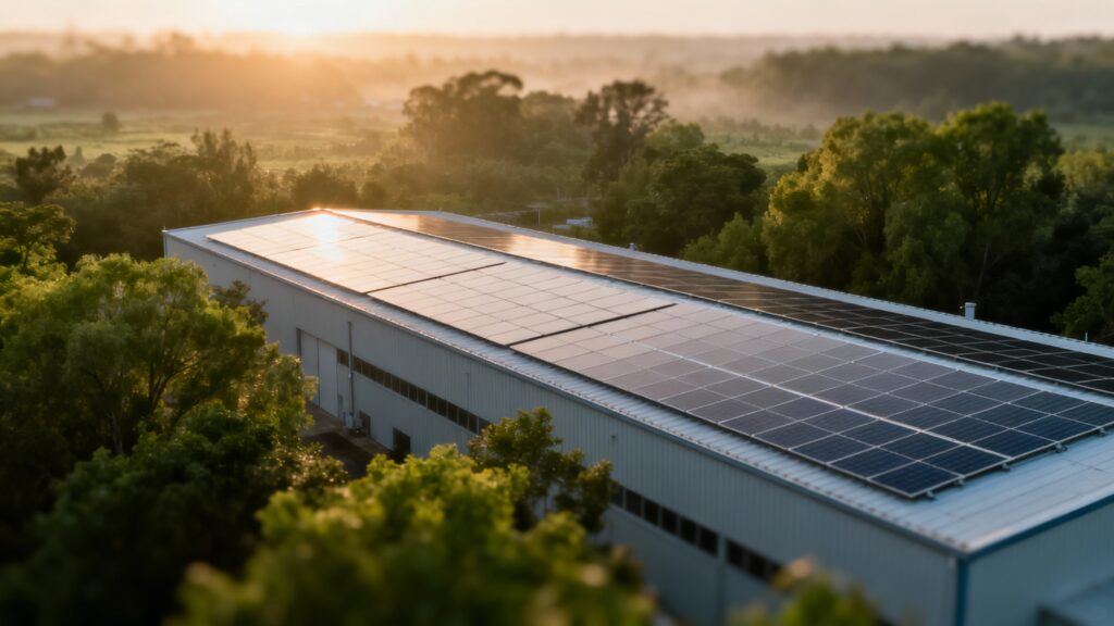 202512 - Point de Livraison Siliceo panneaux solaires site industriel