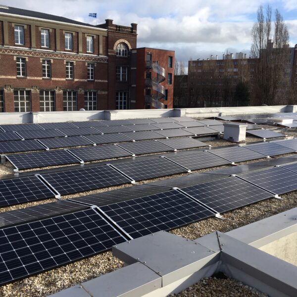 Installation panneaux solaires ICAM l Silicéo