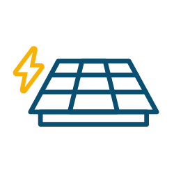 Picto panneaux solaires l Silicéo